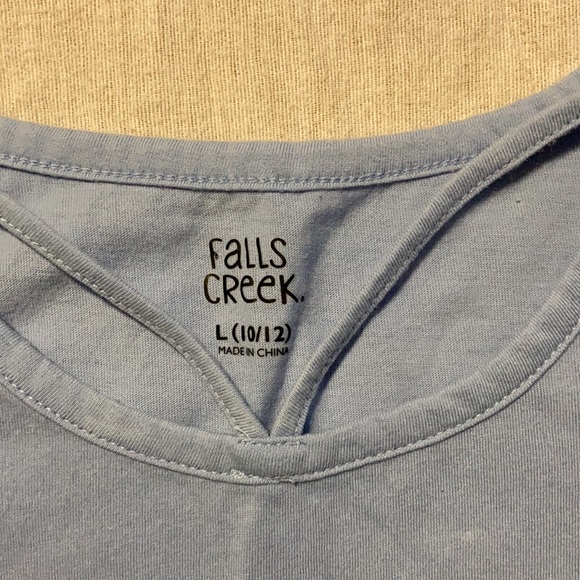 Cute blue star top Falls creek size 10/12 - Picture 2 of 2